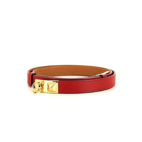 cintura hermes uomo rossa|Rosso .